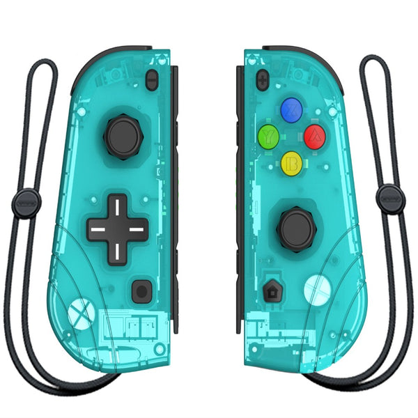Switch Joy Con Wireless Gaming NS (L/R) Controllers Bluetooth Gamepad Transparent green ZopiStyle