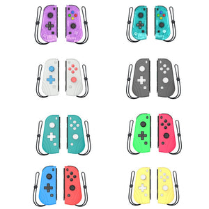 Switch Joy Con Wireless Gaming NS (L/R) Controllers Bluetooth Gamepad Transparent green ZopiStyle