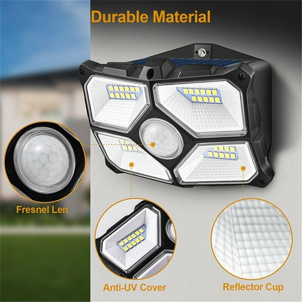 2pcs 40LED Outdoor Solar  Light Household Garden Lamp Wall Light Lighting Accessories 2 pieces ZopiStyle