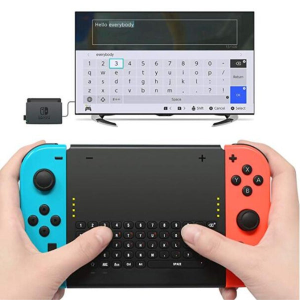 2.4G Wireless Keyboard for Nintendo Switch Joy Con Gamepad Keyboard black ZopiStyle