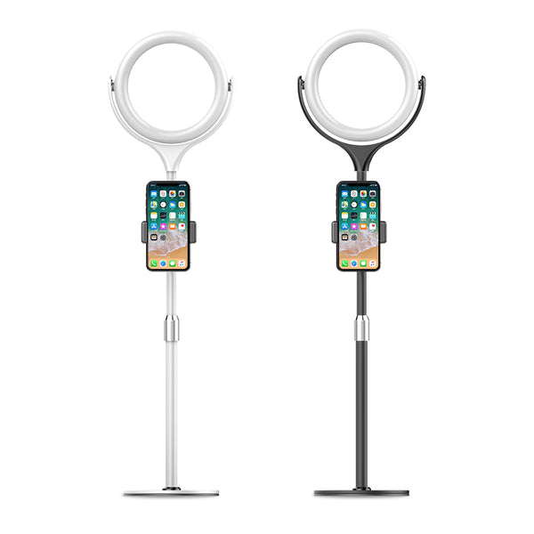 8-inch LED Desktop Multi-Function Camera Beauty Light USB Rechargeable Mini Dimming Light black ZopiStyle
