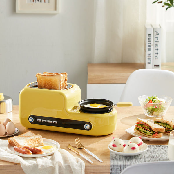 Multifunctional Automatic Breakfast Toaster Fried Steamed Egg Machine ZopiStyle