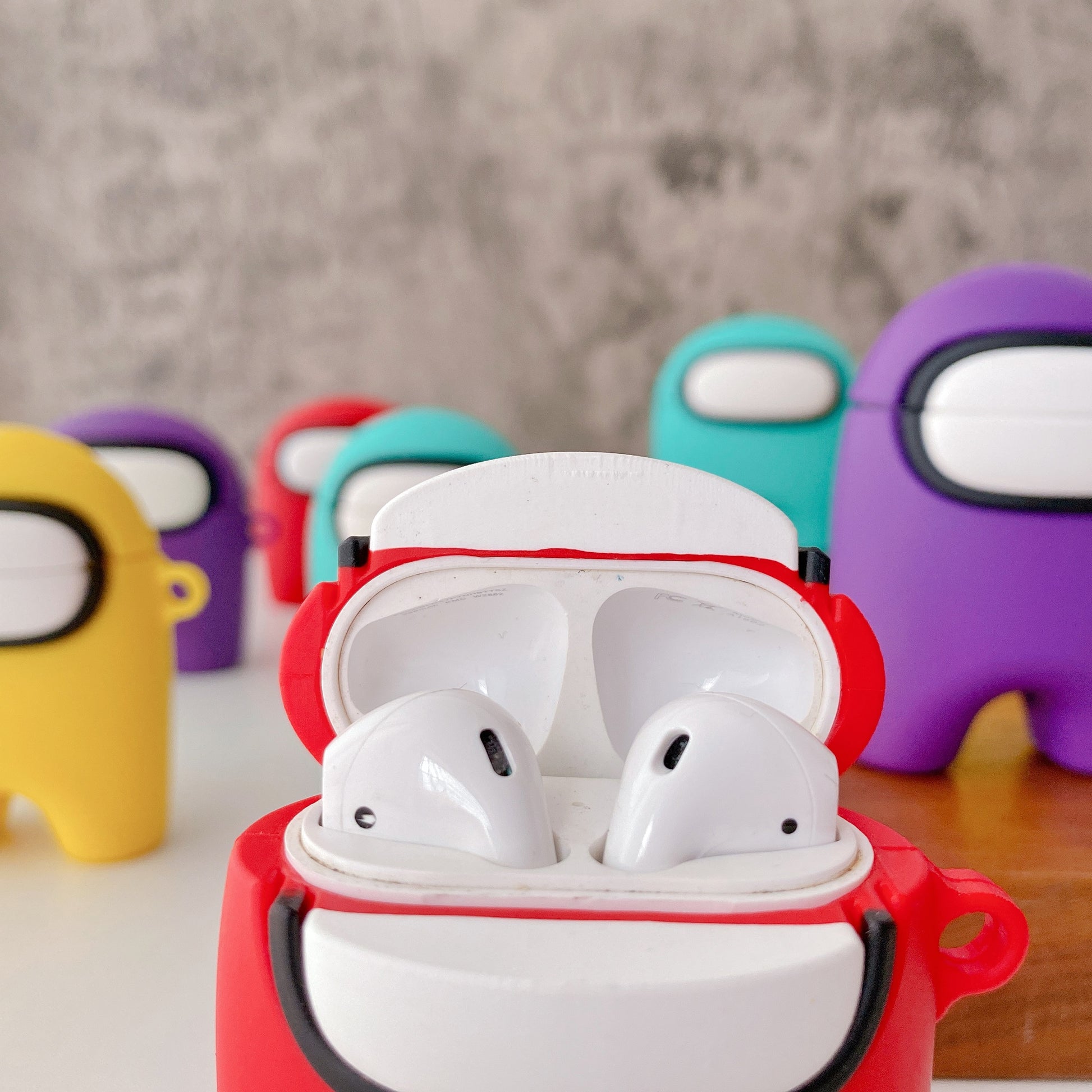 Among Us Game cartoon characters among us, suitable for Airpods Pro 2 1 charging case, Bluetooth headset protective case ZopiStyle