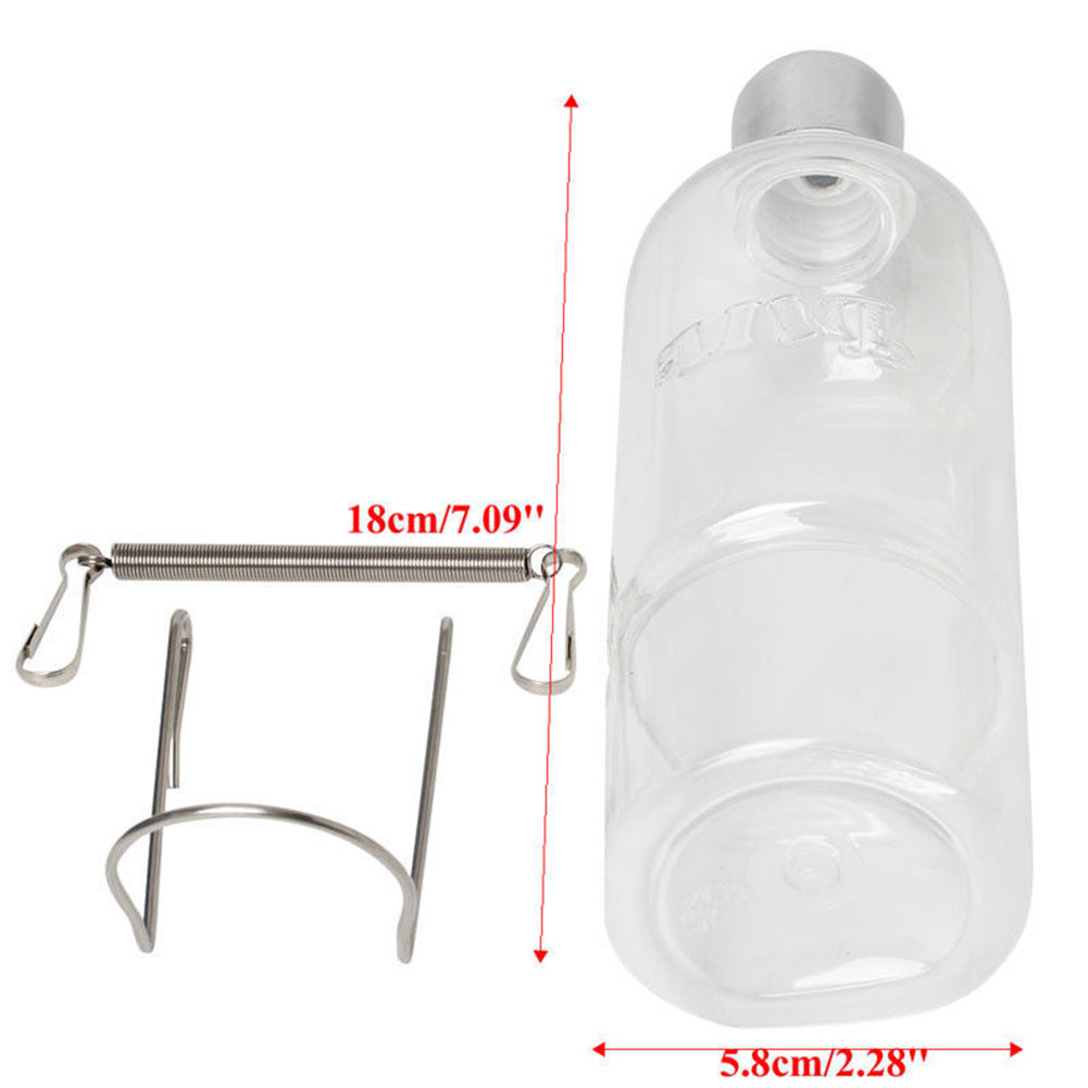350ml Pet Rat Water Drinking Bottle Hamster Rabbit Water Dispenser Cylindrical Feeder 350ml ZopiStyle