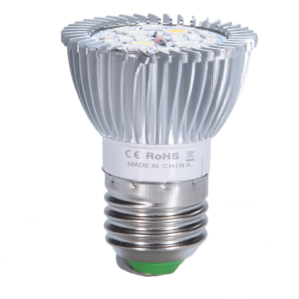 18W E27 LED Plant Grow Light Bulb Full Spectrum Bulb Lights for Indoor Plants Garden Greenhouse ZopiStyle