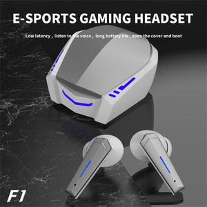 Tws Gaming Bluetooth-compatible  Earphones Low Latency High-fidelity Sound Quality In-ear Wireless Long Battery Life Headsets black ZopiStyle