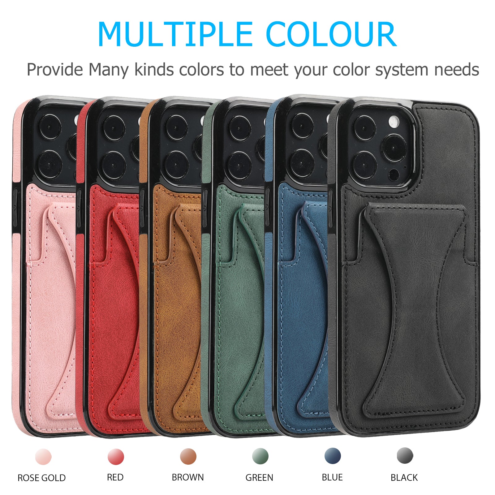 Mobile  Phone  Protective  Cover Solid Color Full Protector Anti-shock Anti-scratch Anti-slip Anti-fouling Phone Shell Compatible For Iphone 11 12 13 Series Brown_Iphone 11 pro max ZopiStyle