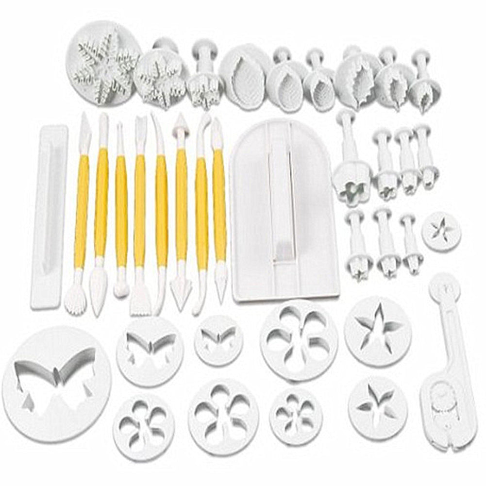 37Pcs/Set in 12 Styles Baking Tools Cake Mold Set Cookies Embossing Decorative Mould 37Pcs/Set in 12 Styles ZopiStyle