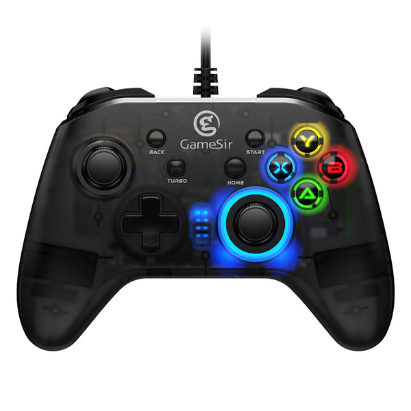 T4w Usb Wired Game Controller Gamepad With Vibration And Turbo Function Joystick Black ZopiStyle