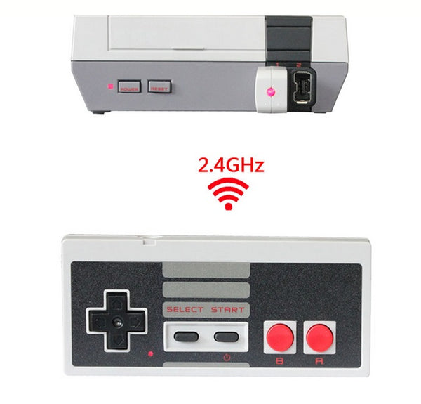 Wireless Play Gaming Controller for NES mini Classic Edition With Wrireless Receiver Gamepad and USB Receiver Black single pack ZopiStyle