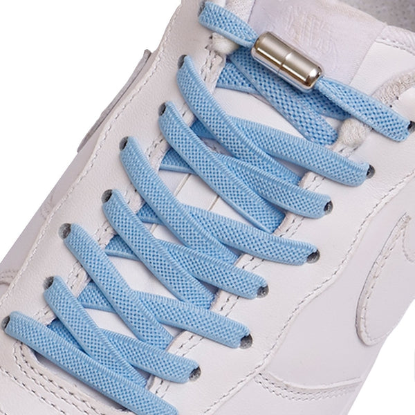 New No Tie Shoe laces Elastic Shoelaces Metal Lock Creative Kids Adult Sneakers Flat Shoelace Fast Safety Lazy Laces Unisex ZopiStyle