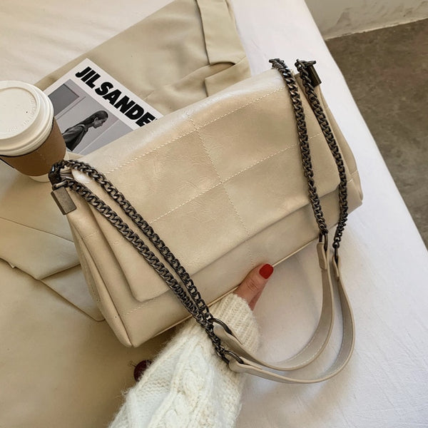 Luxury Handbags Women Bags Designer Vintage Shoulder Bag New Chain Messenger Bags Soft Flap Shoulder Crossbody Pack Women Purse ZopiStyle
