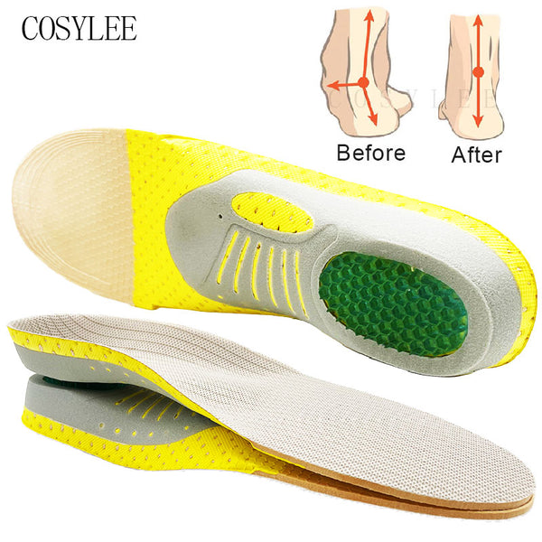 Orthotic Insole Arch Support PVC Flat Foot Health Shoe Sole Pad insoles for Shoes insert padded Orthopedic insoles for feet ZopiStyle