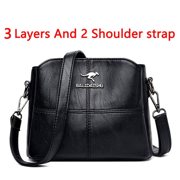 Women Embroidery Tote Bag High Quality Leather Ladies Handbags 2021 Women Shoulder Bag Small Crossbody Bags For Women Sac a Main ZopiStyle