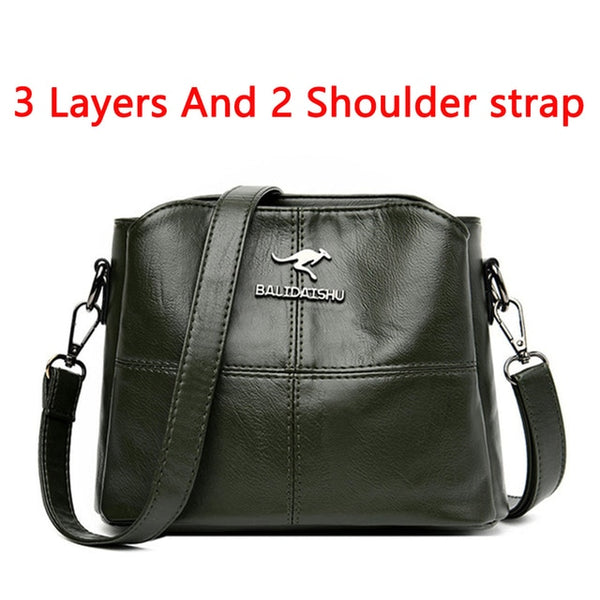 High Quality Soft PU Leather Shoulder Crossbody Bags for Women 2020 New Luxury Handbags Women Bags Designer Messenger Bag Sac ZopiStyle