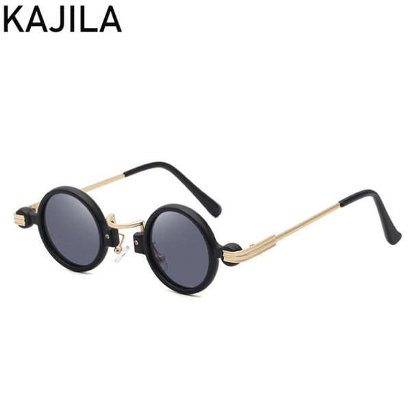 Fashion Vintage Round Sunglasses Women 2021 Luxury Brand Steampunk Sun Glasses For Men With A Box Small Sunglass Lentes De Sol ZopiStyle