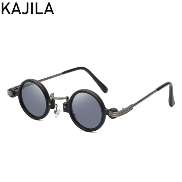 Fashion Vintage Round Sunglasses Women 2021 Luxury Brand Steampunk Sun Glasses For Men With A Box Small Sunglass Lentes De Sol ZopiStyle
