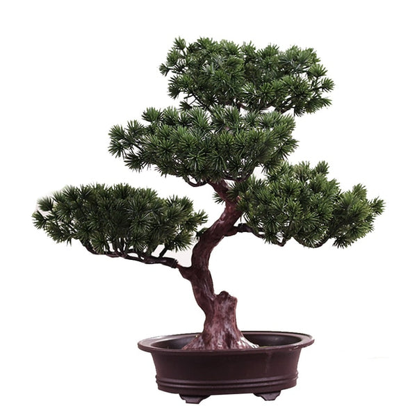 Festival Potted Plant Simulation Decorative Bonsai Home Office Pine Tree Gift DIY Ornament Lifelike Accessory Artificial Bonsai ZopiStyle