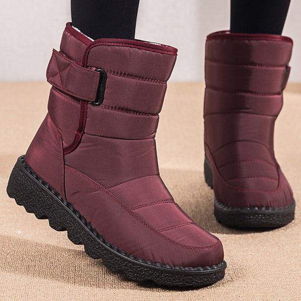 Women Boots 2021 New Winter Boots With Platform Shoes Snow Botas De Mujer Waterproof Low Heels Ankle Boots Female Women Shoes ZopiStyle