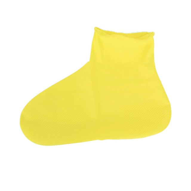 2021New Rain Boots Waterproof Shoe Cover Silicone Unisex Outdoor Waterproof Non-Slip Non-slip Wear-Resistant Reusable Shoe Cover ZopiStyle