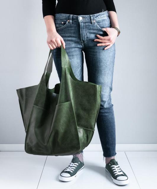 Casual Soft Large Capacity Tote Women Handbags Designer Aged Metal Look Luxury Pu Leather Shoulder Bag Retro Big Shopper Purses ZopiStyle