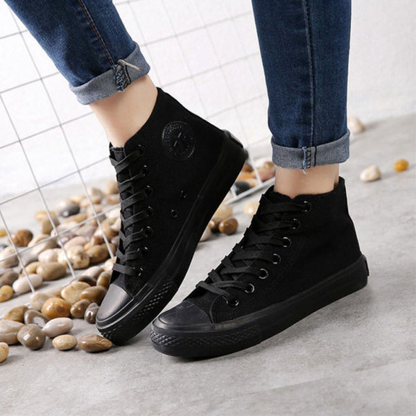 Men Canvas Sneakers Lovers Comfortable Shoes Flats Casual Women White Black Walking Shoes Chinese Style  Vulcanized shoes ZopiStyle