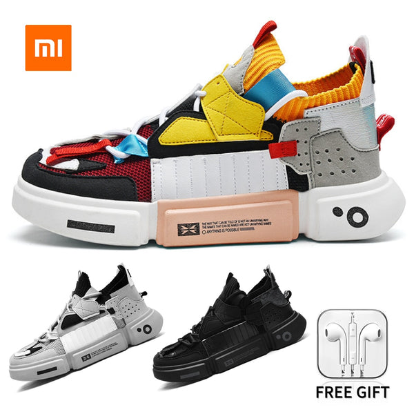 Xiaomi Youpin Men Sneakers Women Casual Shoes Fashion Thick Bottom Lightweight Flats Soft Breathable Brand Running Shoes Couples ZopiStyle