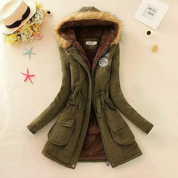 Fitaylor Winter Jacket Women Thick Warm Hooded Parka Mujer Cotton Padded Coat Long Paragraph Plus Size 3xl Slim Jacket Female ZopiStyle