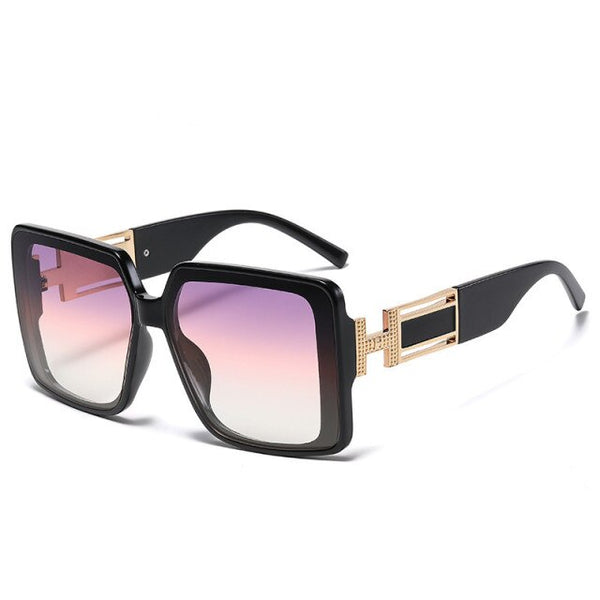 2021 New Fashion Square Shield Sunglasses Luxury Brand Designer Vintage Sun Glasses Women Men Gradient Colorful Lens Frame ZopiStyle