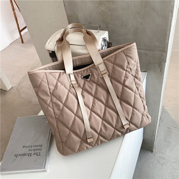 с доставкой Winter Large Shoulder Bags for Women 2021 Women&#39;s Bag on offer Branded Trend big Black tote Handbags shopper Purses ZopiStyle