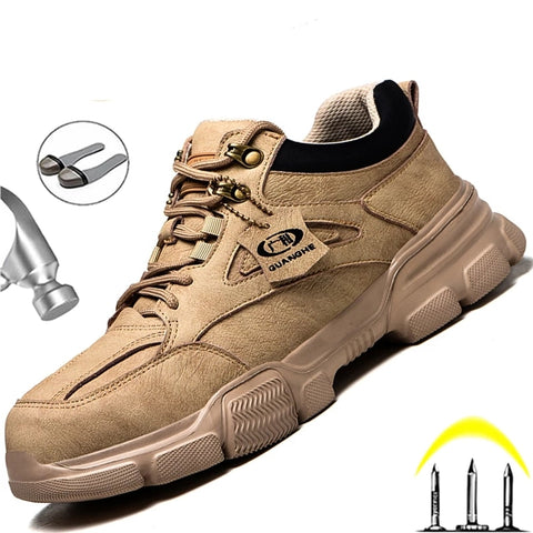 Male Safety Shoes Work Sneakers Indestructible Work Safety Boots Winter Shoes Men Steel Toe Shoes Sport Safty Shoes Dropshipping ZopiStyle