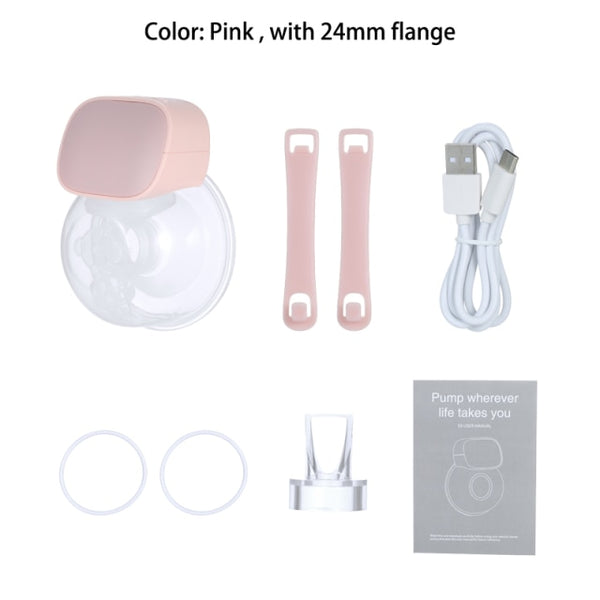 USB Electric Breast Pump Baby Accessories Wearable Silent Hand Free Breast Pump 2 Mode 5 Level Milk Extractor Baby bottles ZopiStyle