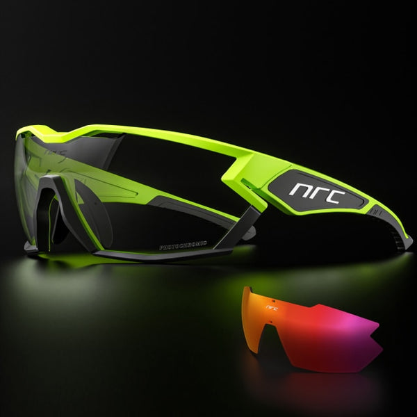 2021 NRC P-Ride Photochromic Cycling Glasses man Mountain Bike Bicycle Sport Cycling Sunglasses MTB Cycling Eyewear woman ZopiStyle