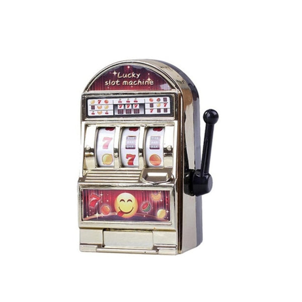 Lucky Jackpot Mini Slot Machine Antistress Toys Games for Children Kids Safe Machine Bank Replica Funny Gag Toys Christmas Gifts ZopiStyle