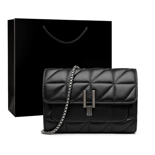 Luxury Designer Bags Women Leather  Chain Crossbody Bags For Women Handbags Shoulder Bags Messenger Female Za Clutch ZopiStyle