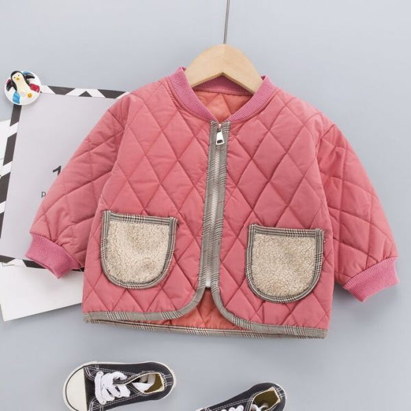 Spring Autumn Girls Jackets Children&#39;s Parkas Outerwear Baby Toddler Girls Jacket For Girl Boys top Coat Kids Warm Baby Coats ZopiStyle