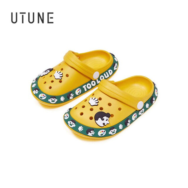 UTUNE Keep Toe Children Sandals 3-6 Toddler Cute Garden Shoes Soft Slides for 6-12Y Boys and Girls Health High Quality For Beach ZopiStyle