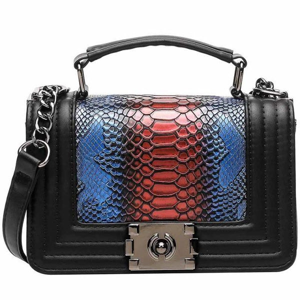 Luxury Brand Women Bag Designer Shoulder Bags Fashion Snakeskin Leather Handbag Crocodile Crossbody Bag For Women 2022 New Purse ZopiStyle