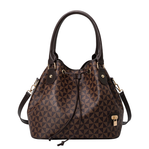 Luxury New Large Capacity Bucket Bag Women&#39;s Handbag Women&#39;s Bag Single Shoulder Messenger Bag Handbag Women Designer ZopiStyle