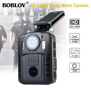 BOBOLOV WN9 1296P HD Camera Body Camcorder 170° Wide Angle IR Night Vision Standard + Kingston TF32GB ZopiStyle