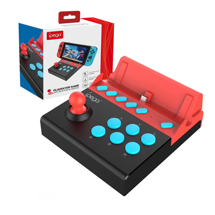 Arcade Game Controller IPEGA-9136 Aarcade Game Joystick Controller Plug and Play Support Combo Red black ZopiStyle