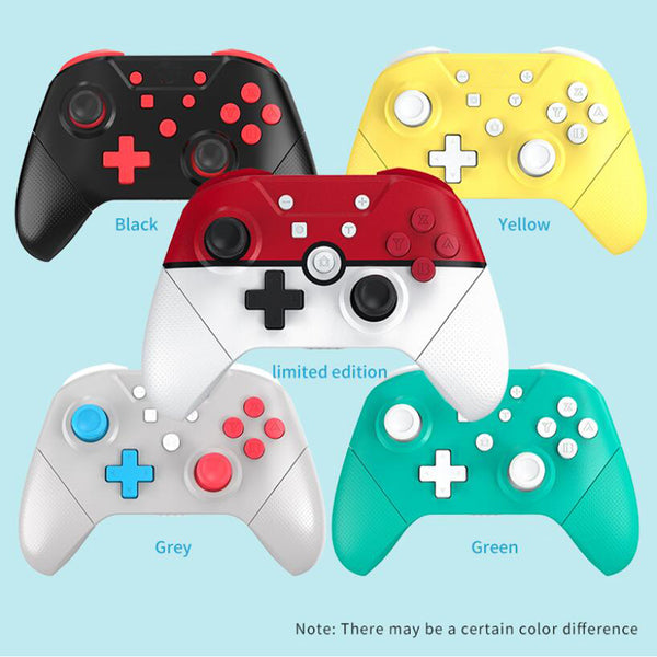 Wireless Gamepad For Nintend Switch Pro Controller have NFC Turbo 6-Axis Doublemotor 3D Game Joysticks white ZopiStyle