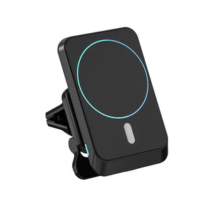 Wireless  Charger 15w 360 Degree Universal Ball Strong Electromagnetic Suction Charger Black ZopiStyle