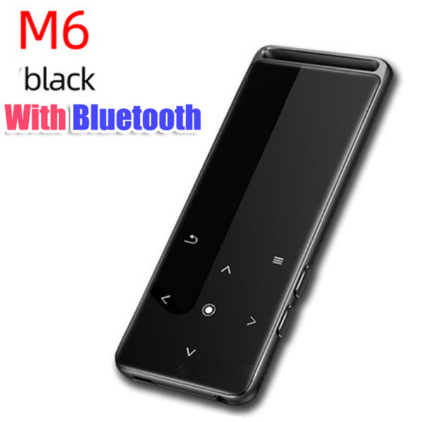 M6 Bluetooth-compatible Lossless Mp3mp4  Player 10 Brightness Setting Mp5mp6 Walkman Fm Radio Ebook Voice Recorder Support Tf Card without memory ZopiStyle