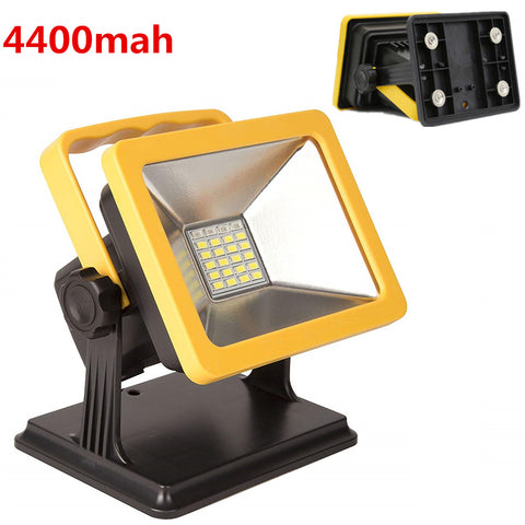 15w / 30w Led Rechargeable Flood  Light 3.5h Fast Charging High-brightness Warning Lamp Portable Emergency Light For Outdoor Camping 15w 4400mah ZopiStyle