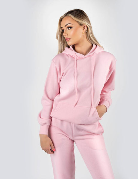 Baby Pink Hoodie For Women WellWorthUK