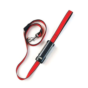 DNO Gor Pets DOG-e-Lite 2.5cm x 180cm Black Lite/Red Leash Unbranded