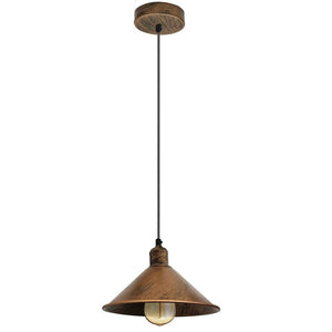 Vintage Industrial Retro Rustic Ceiling Hanging Pendant lighting for Dining Room UK LEDSone