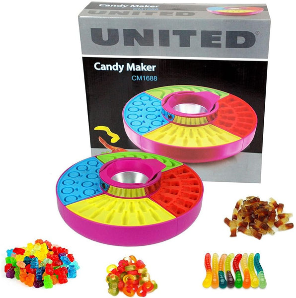 Candy Maker Jelly Rings, Bottles, Wiggly Worms & Gummy Bears Sweets Maker Unbranded