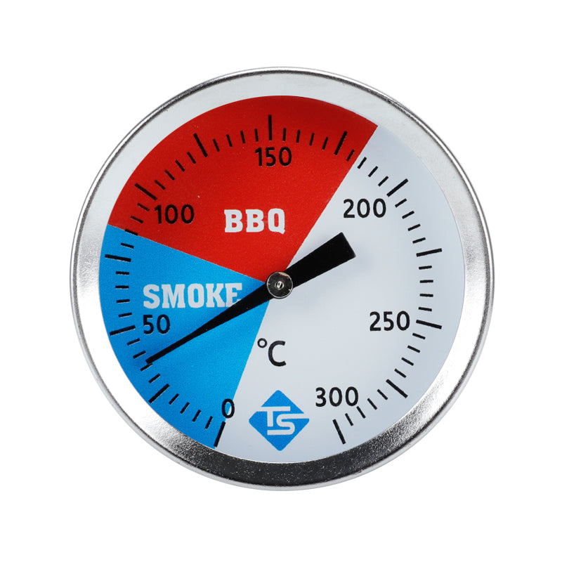 300 Degrees Thermometer BBQ Smoker Grill Stainless Steel Thermometers Temperature Gauge Barbecue Thermometer BGD0400 ZopiStyle